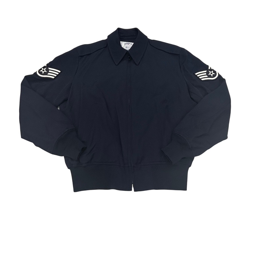 Vintage DSCP Wings US Air Force Service Dress Jacket 42S Military Core Sr Airman